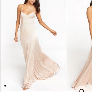 Show Me Your Mumu - Godshaw Goddess Gown ~ Champagne Luxe Satin. Size: XS